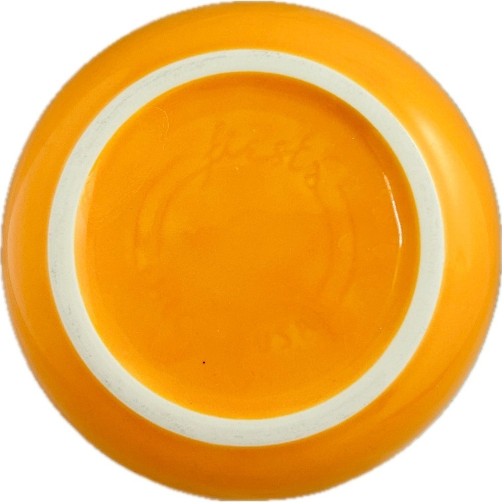 Fiesta GUSTO BOWL 6" Tangerine 28 oz Chili Soup Retired - Picture 7 of 9